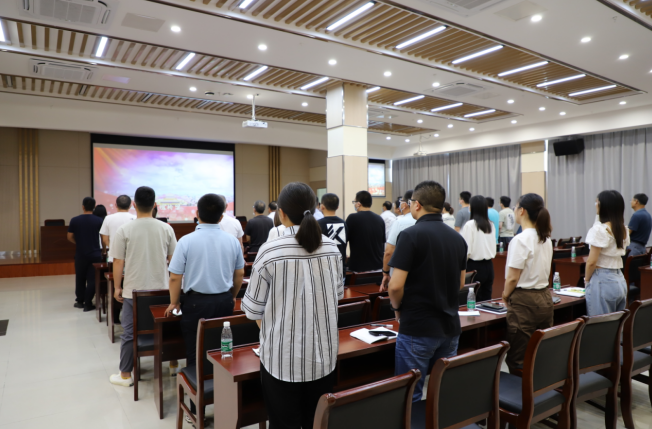 强国复兴有我〡交通产业Ebpay富港板块召开“喜迎二十大，安全共守护”道德讲堂活动